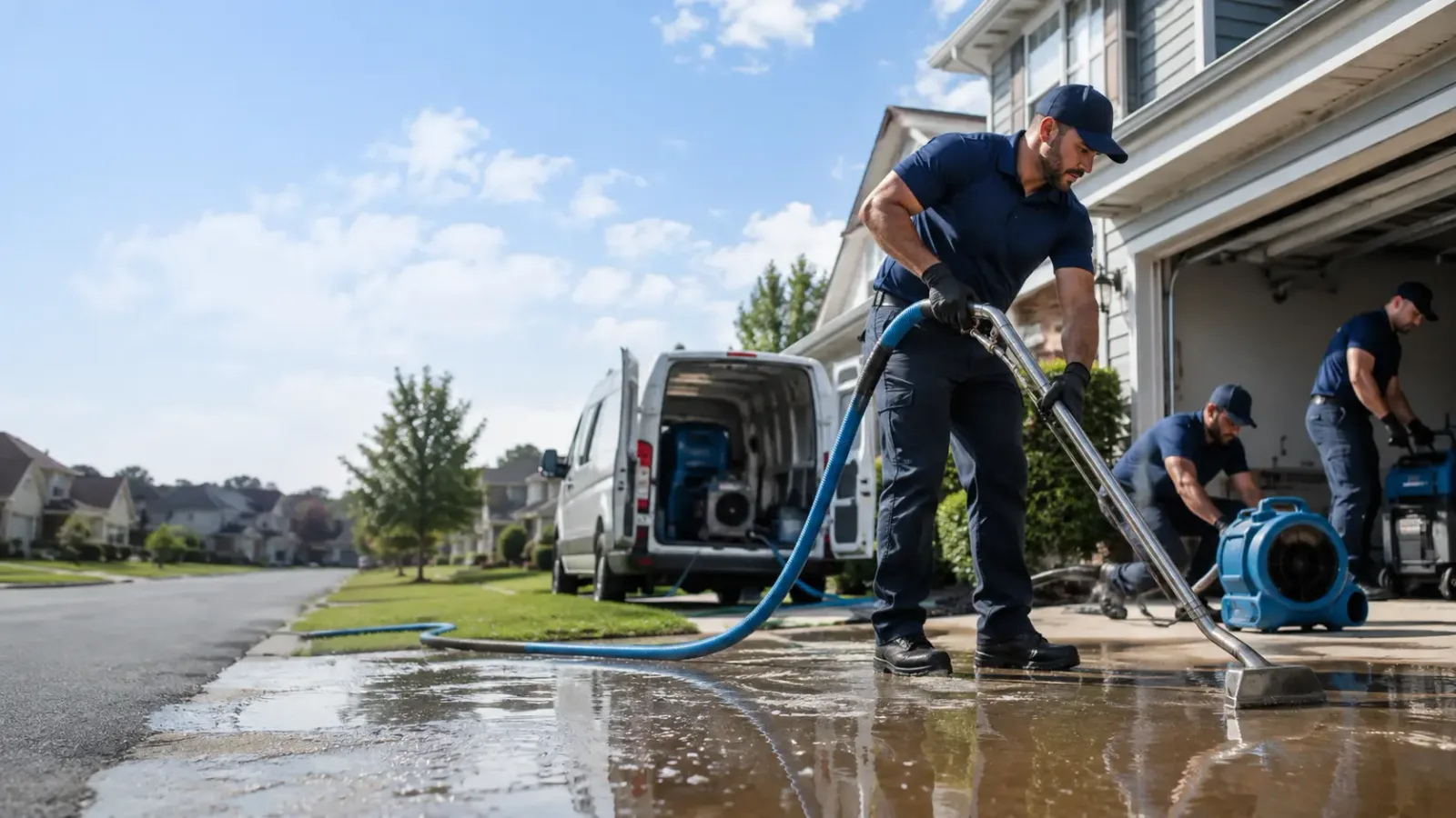 Flood Damage Restoration in Blue Rock, OH